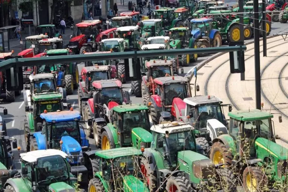restricciones agricolas en europa manifestacion